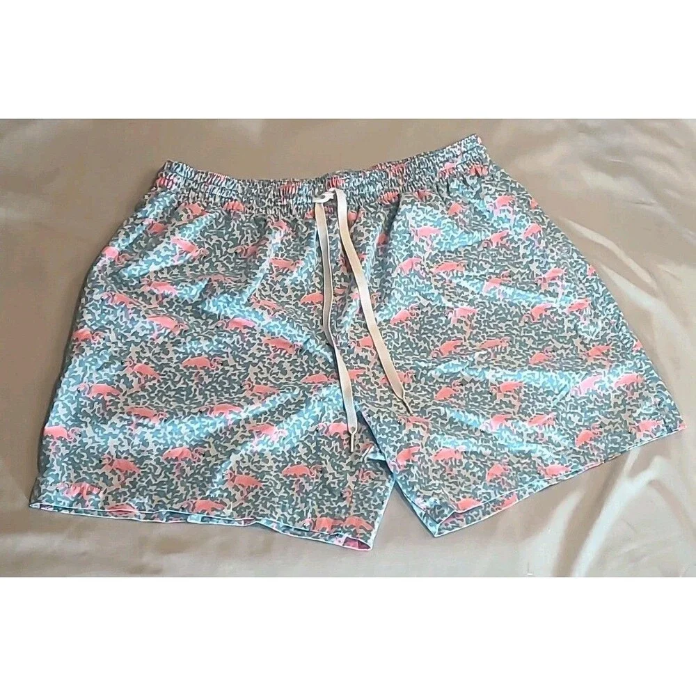 Chubbies The Domingos Are For Flamingos 5.5” Classic Swim Trunks Mens XXL